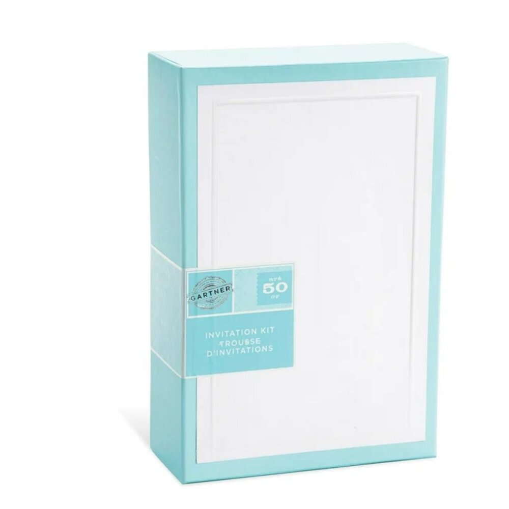 Gartner Studios Wedding Invitation Kit Pearl White 50ct